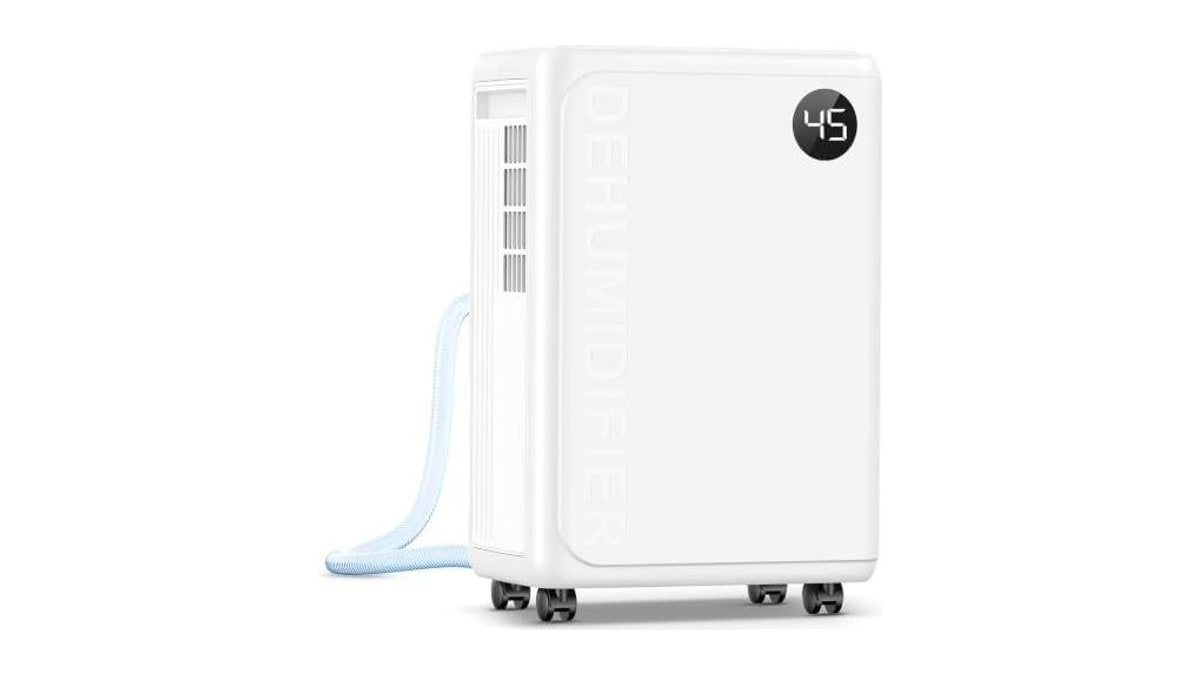 32 Pint Dehumidifier for Basement and Home, 2600 Sq Ft with Drain Hose
