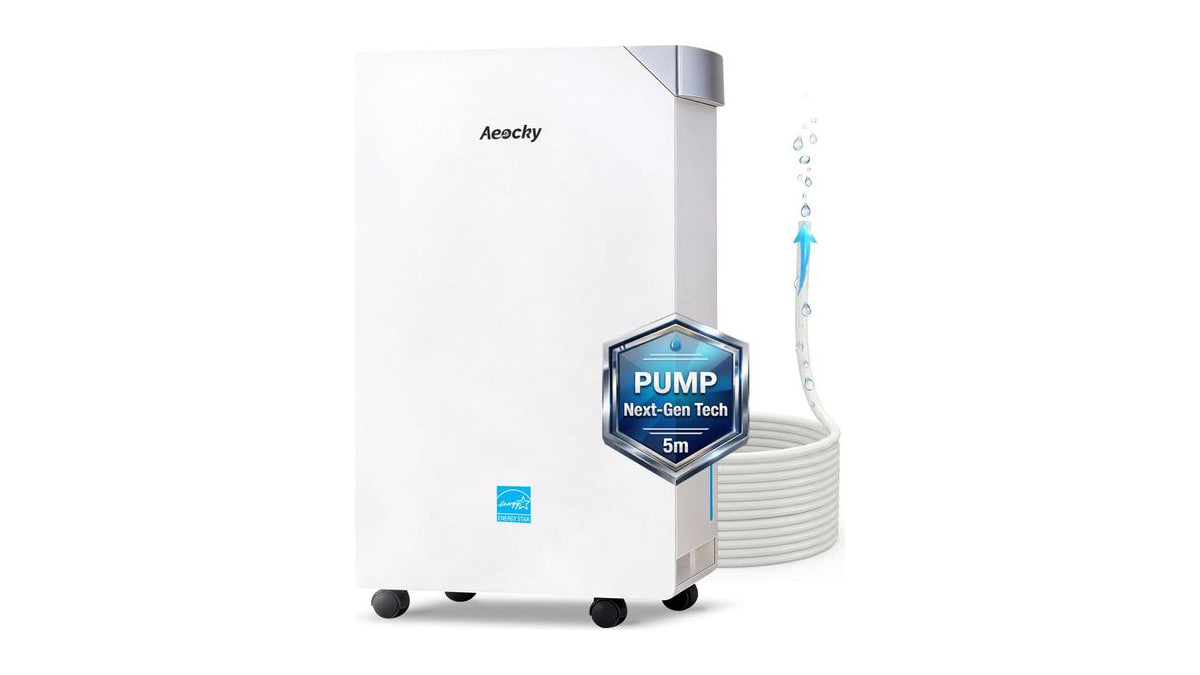 AEOCKY Dehumidifier with Pump Up to 16.5ft Energy Star Most Efficient 2025
