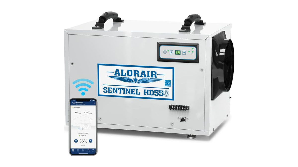 ALORAIR Smart Wi-Fi 120 Pints Energy Star Crawlspace Dehumidifier