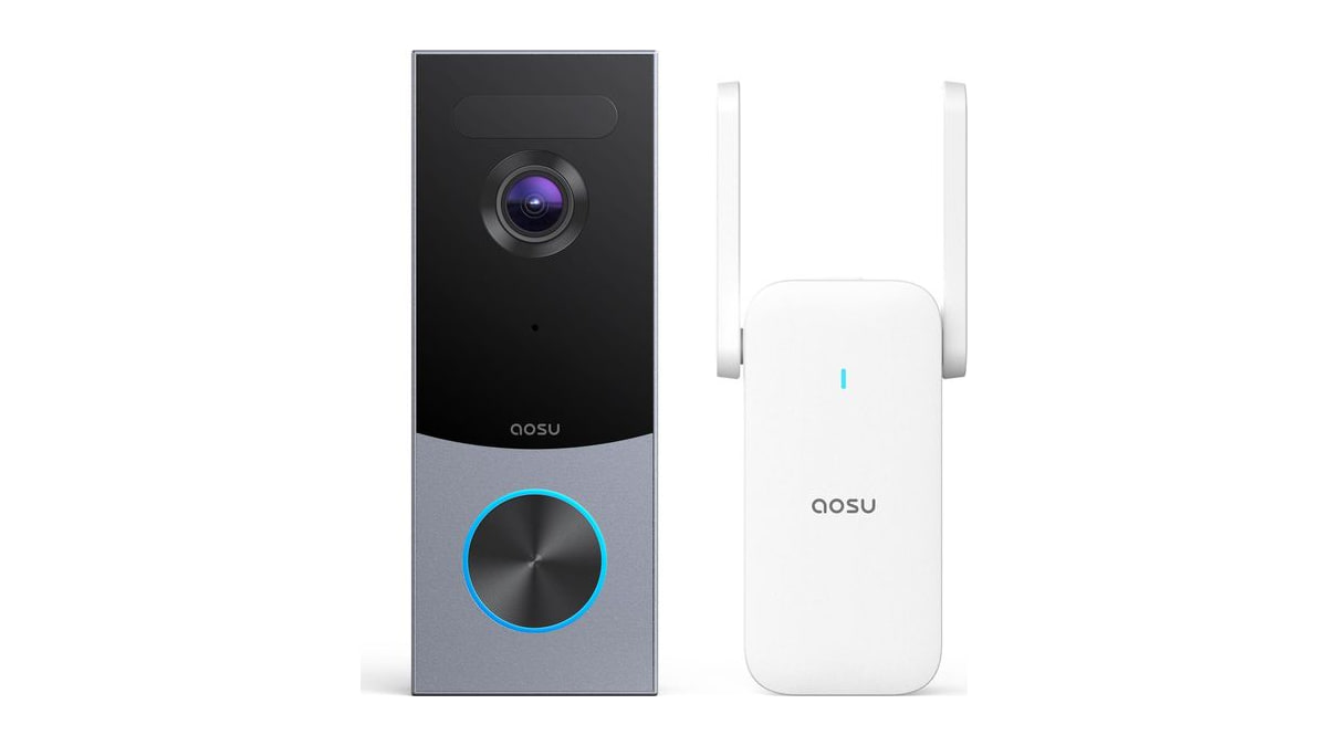 aosu 5MP Ultra HD Wireless & Wired Video Doorbell Camera