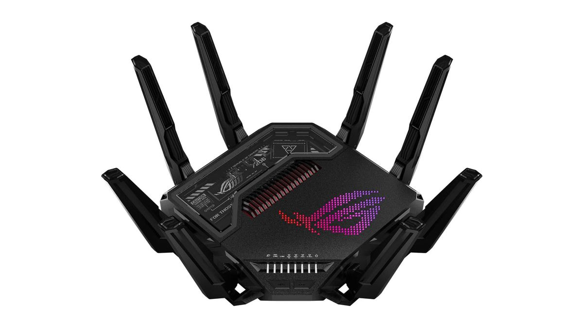 ASUS ROG Rapture GT-BE98 Pro WiFi 7 Gaming Router - Quad-Band, 30Gbps, Mesh