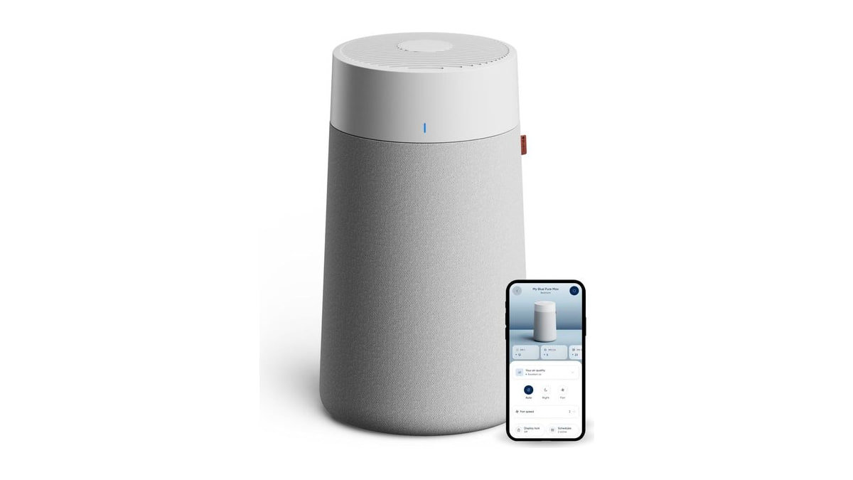 BLUEAIR Air Purifiers for Bedroom, HEPASilent Air Purifiers for Home, Air Purifiers for Pets Allergies Air Cleaner, Smart Air Purifier, Small Room Air