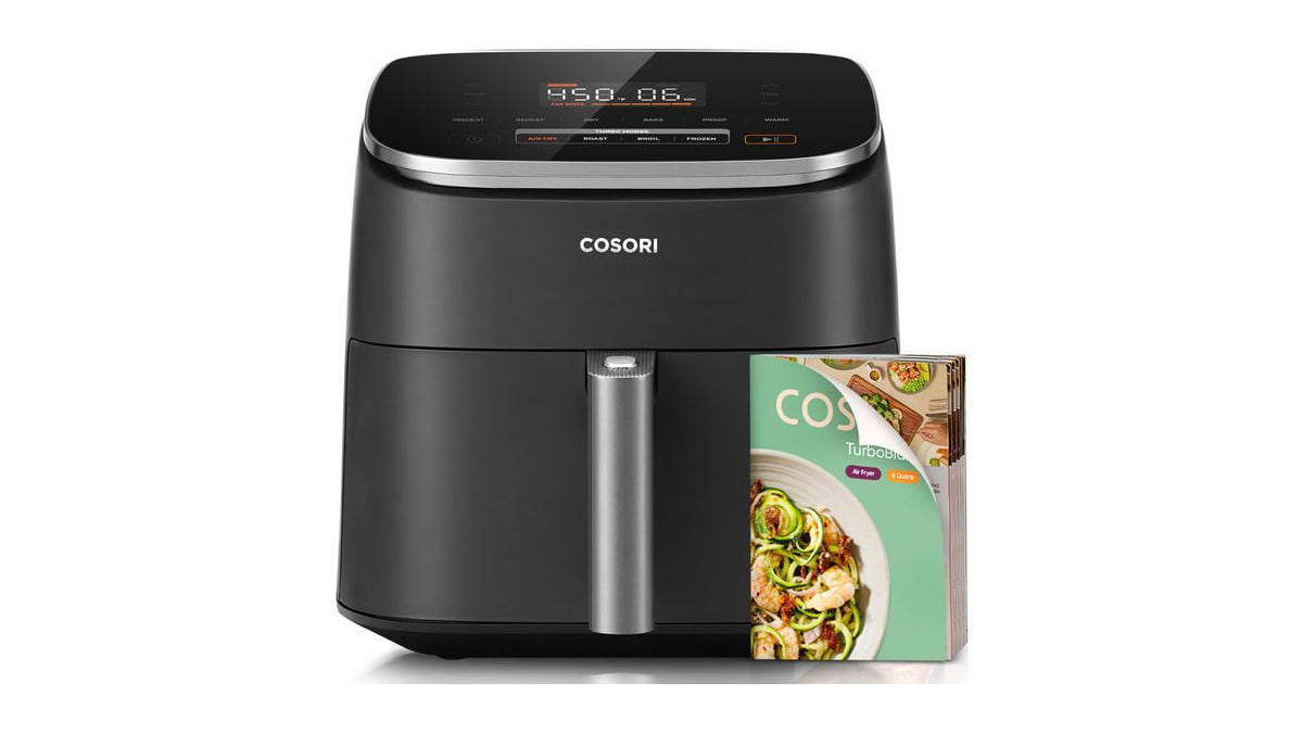 Cosori TurboBlaze Air Fryer, 9-in-1, 6 Qt, PFAS-Free Ceramic Coating