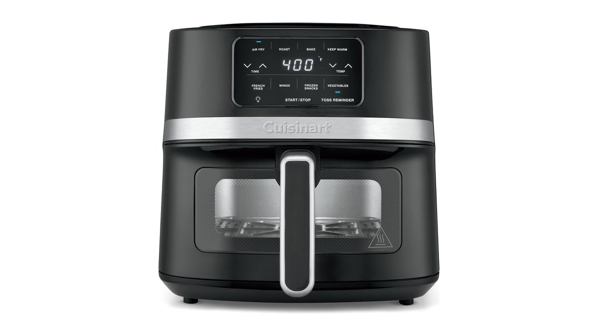 Cuisinart Air Fryer, 4.5-Quart Basket Fryer with 4 Cooking Functions to Air Fry, Roast, Bake, and Keep Warm, 4 Airfryer Presets, Dishwasher-Safe Parts