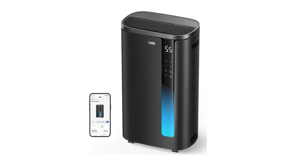 DREO 4500 Sq Ft Smart Dehumidifier, 1.85 Gal Water Tank, Energy Star 2025