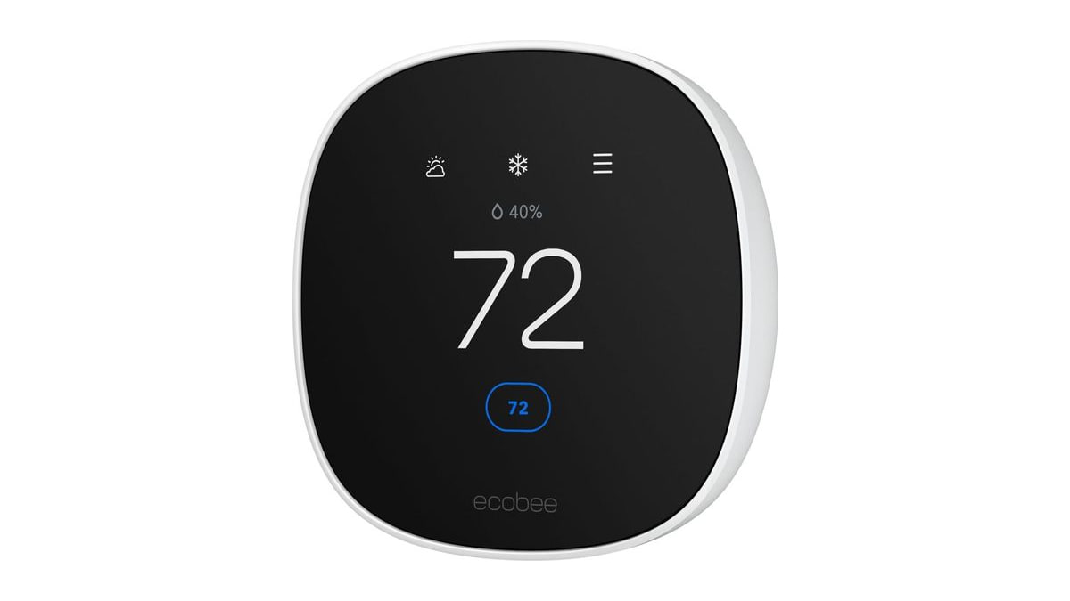 ecobee Smart Thermostat Essential - WiFi Thermostat, Energy Star Certified