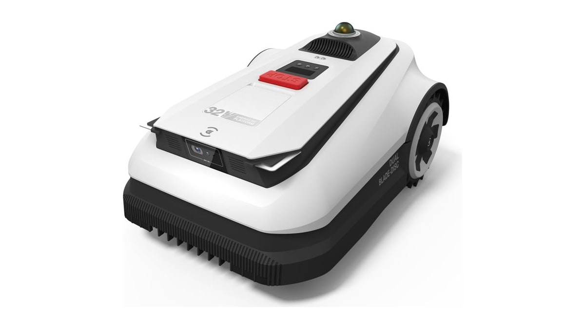 ECOVACS Goat A3000 LiDAR Robot Lawn Mower, Wire-Free Dual LiDAR Navigation, AI Obstacle Avoidance, 32V Power Platform, Smart App Control, Automatic Ma