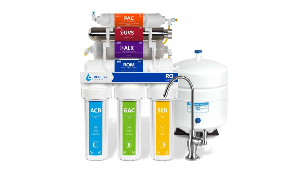 Express Water ROALKUV10D, 11-Stage RO Water Filter System, Alkaline & UV