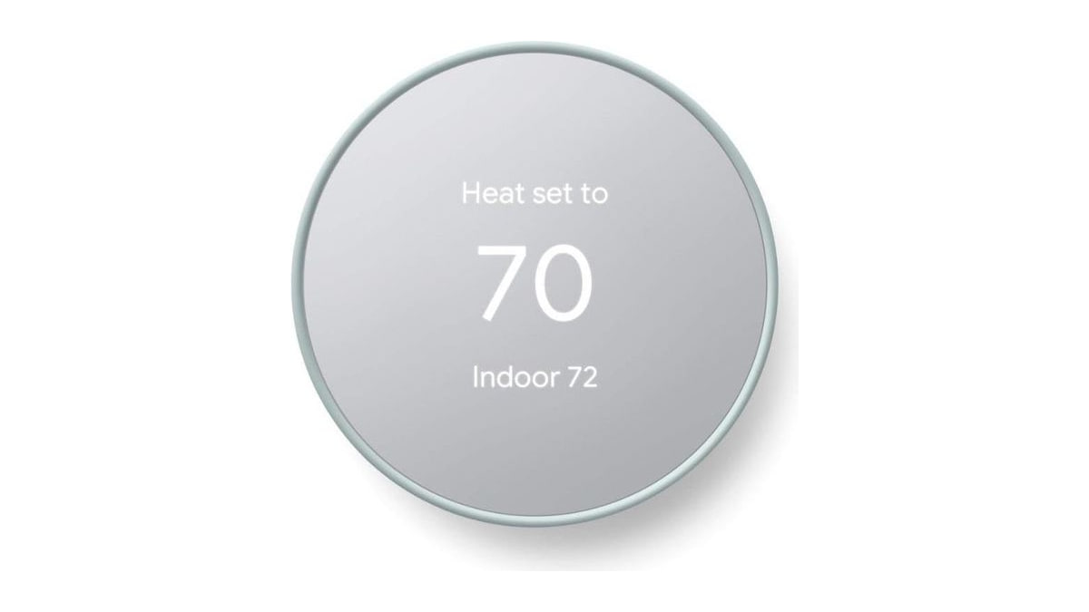 Google Nest Thermostat - Smart Thermostat for Home - Programmable Wifi Thermostat - Fog