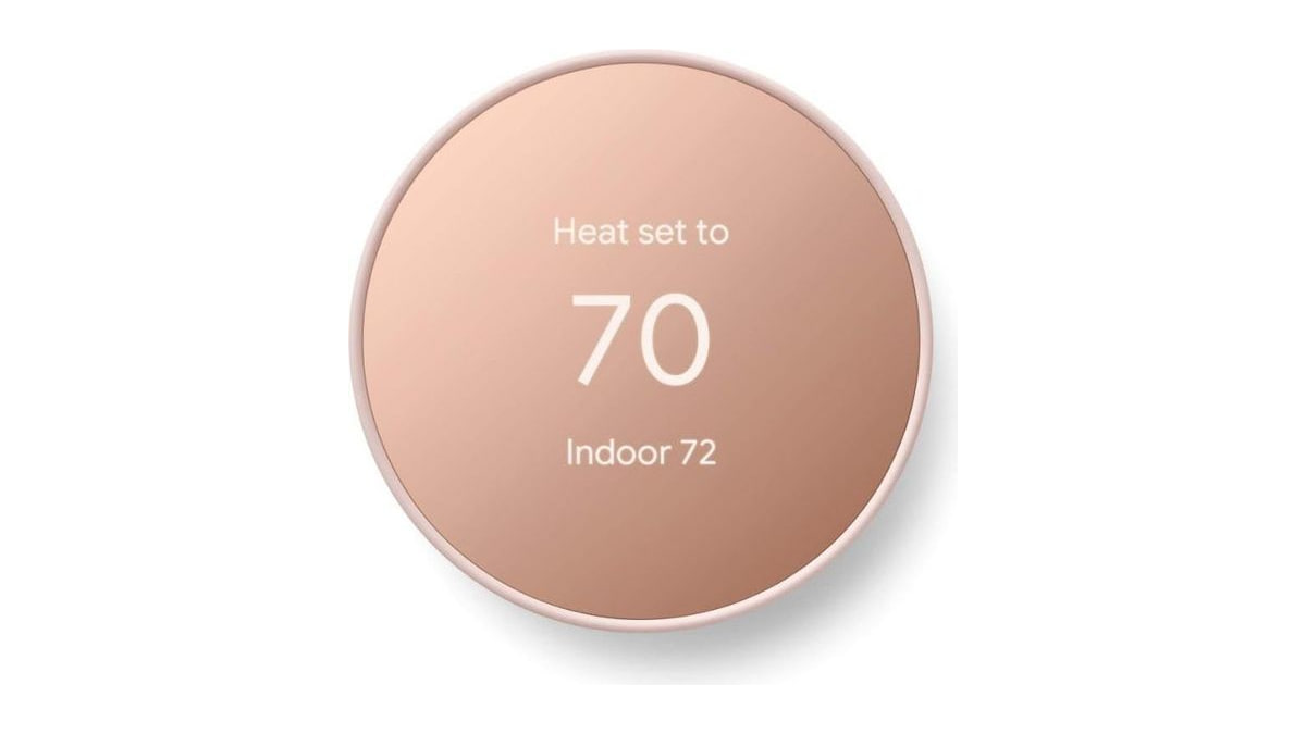 Google Nest Thermostat - Smart Thermostat for Home - Programmable Wifi Thermostat - Sand