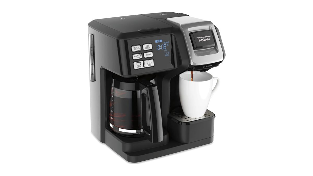 Hamilton Beach FlexBrew Trio 2-Way Drip & Single Serve Coffee Maker