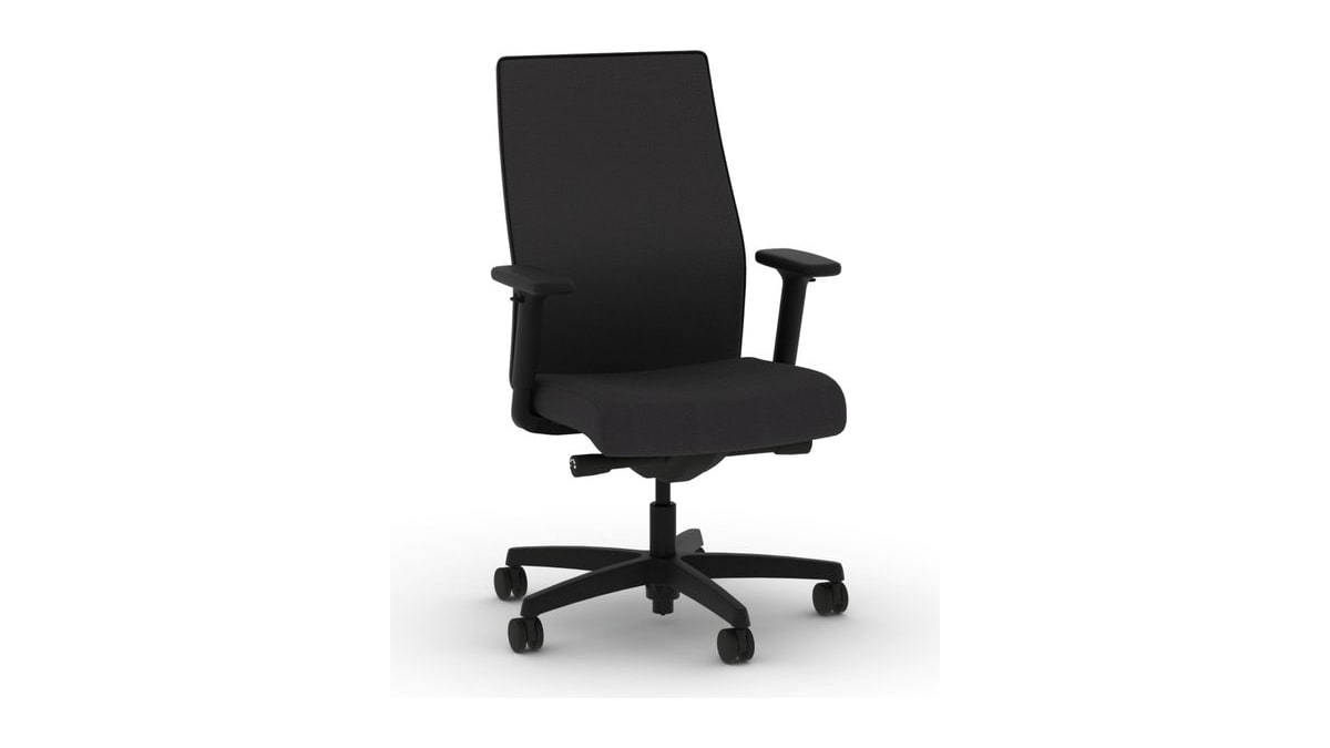 HON Ignition 2.0 Ergonomic Office Chair, Lumbar Support, Desk Chair, Onyx