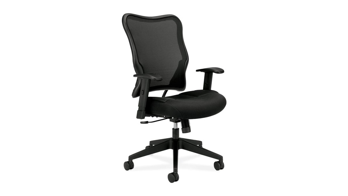 HON Wave Ergonomic Office Chair, Lumbar Support, Desk Chair, Black