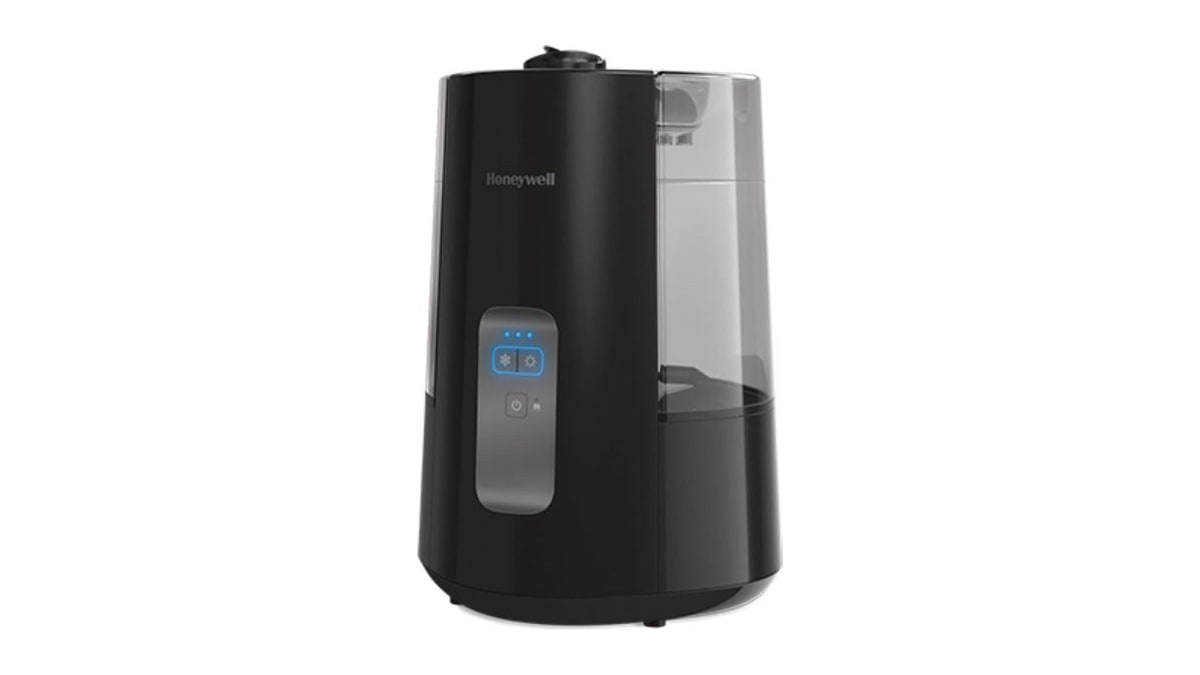 Honeywell Dual Comfort Cool + Warm Mist humidifier, Black, HWC775B