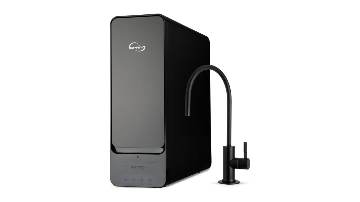 iSpring RO1000-ORB Tankless Reverse Osmosis System, 1000 GPD Fast High Flow