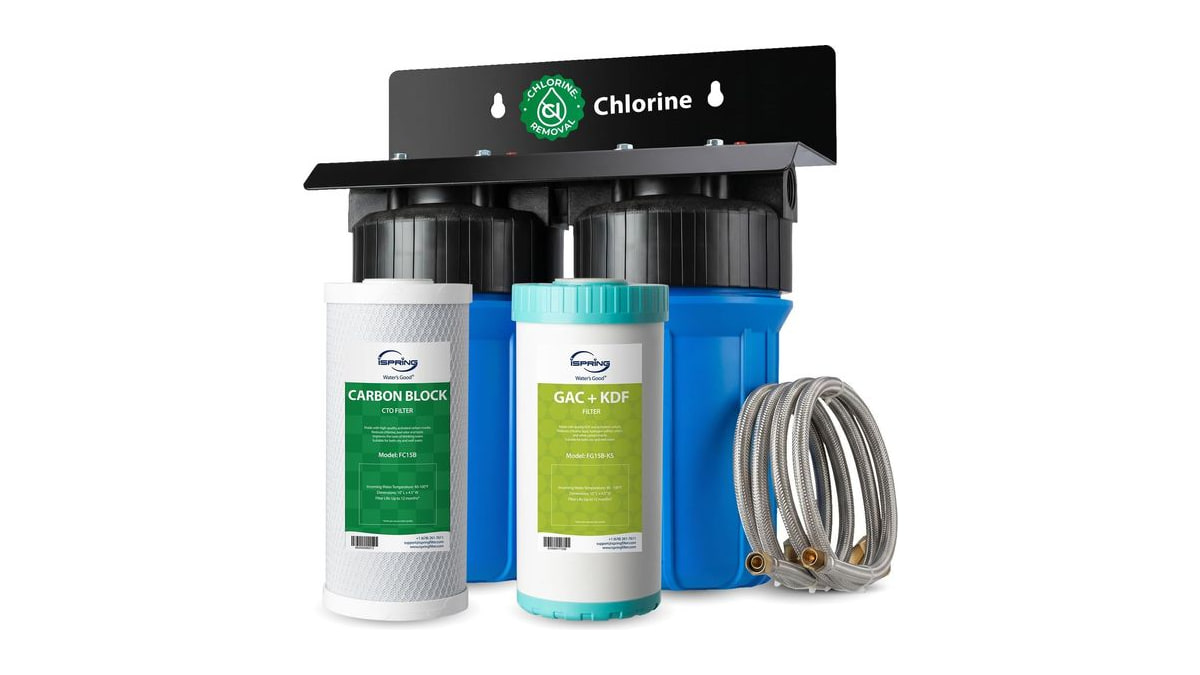 iSpring US21B 2-Stage 7-Layer Under Sink Water Filter System, 50000 Gallons