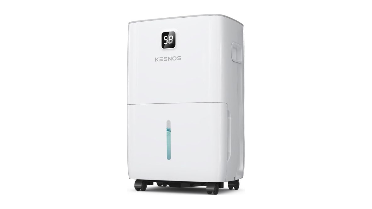 Kesnos 150 Pint Dehumidifier for Basement with Drain Hose, 7,500 Sq. Ft.