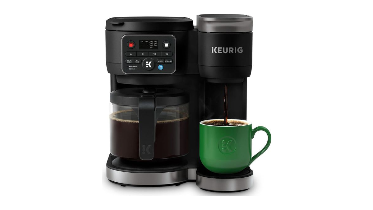 Keurig K-Duo Hot & Iced Single Serve & Carafe Coffee Maker, MultiStream Technology, 72oz Reservoir (Gen 2)