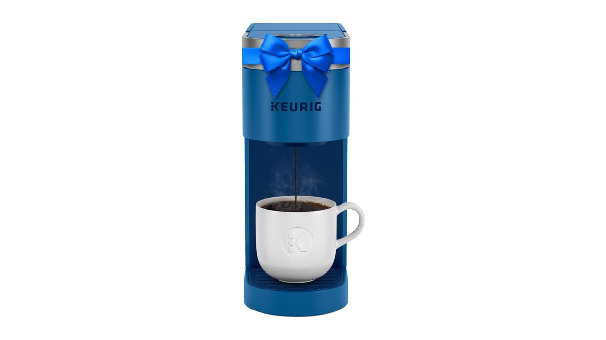 Keurig K-Slim Single Serve K-Cup Pod Coffee Maker, Featuring Simple Push Button Controls And MultiStream Technology, Twilight Blue