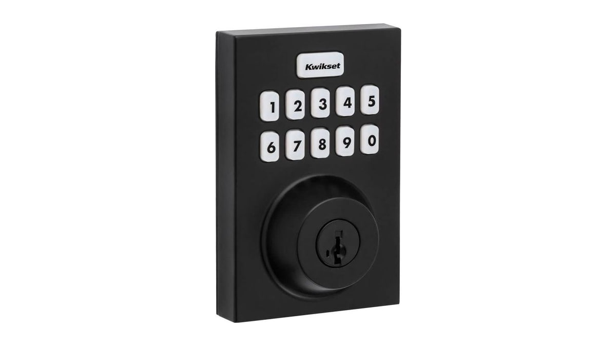 Kwikset Home Connect 620 Smart Lock Deadbolt with Z-Wave Technology, Works with Ring Alarm, Samsung Smartthings and More, Z-Wave Hub Required, Contemp