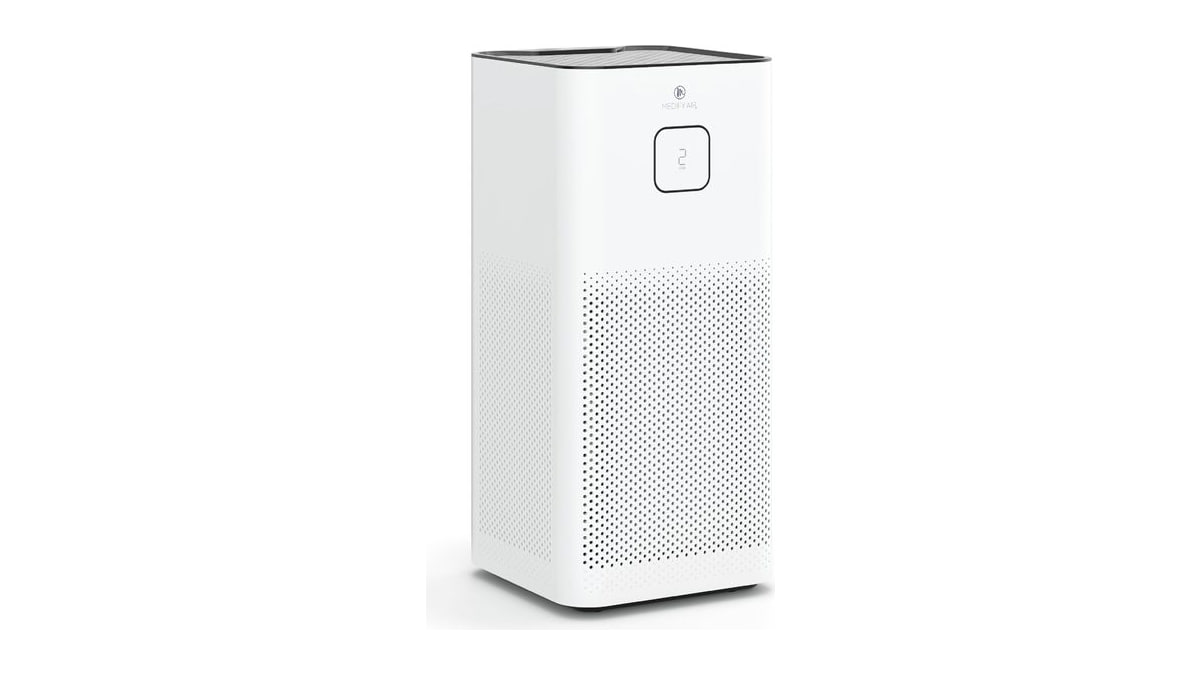 Medify MA-50 Air Purifier V3.0 with HEPA Filter | 2,640 ft² Coverage in 1hr for Smoke, Wildfires, Odors, Pollen, Pets | Quiet Removal to 0.3 Microns |