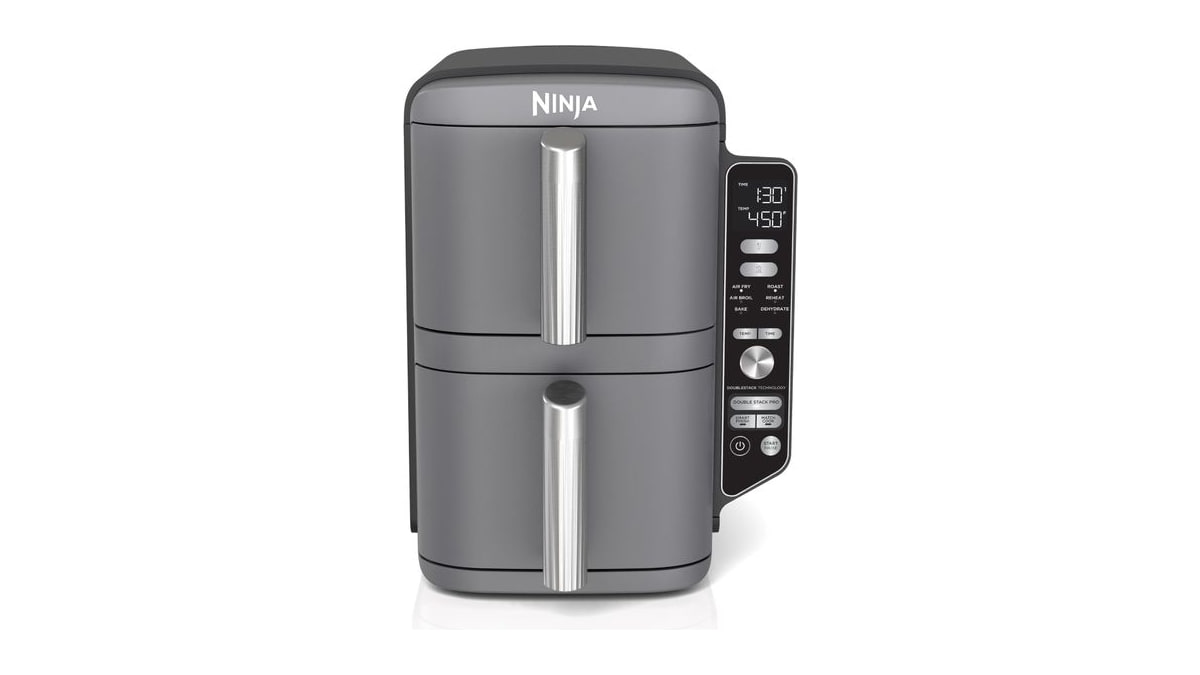Ninja Air Fryer DoubleStack XL, 10 Qt, 6-in-1, Deep Grey, SL401