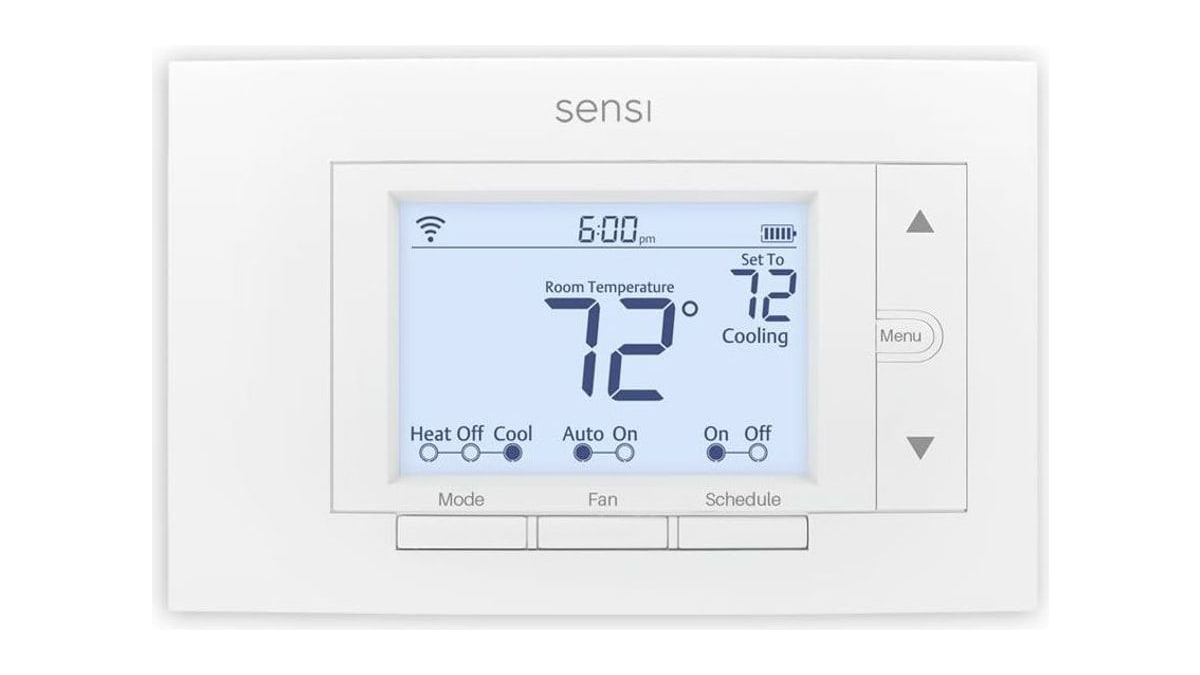 Sensi Smart Thermostat, Wi-Fi, Energy Star Certified, Alexa, 1F87U-42WF