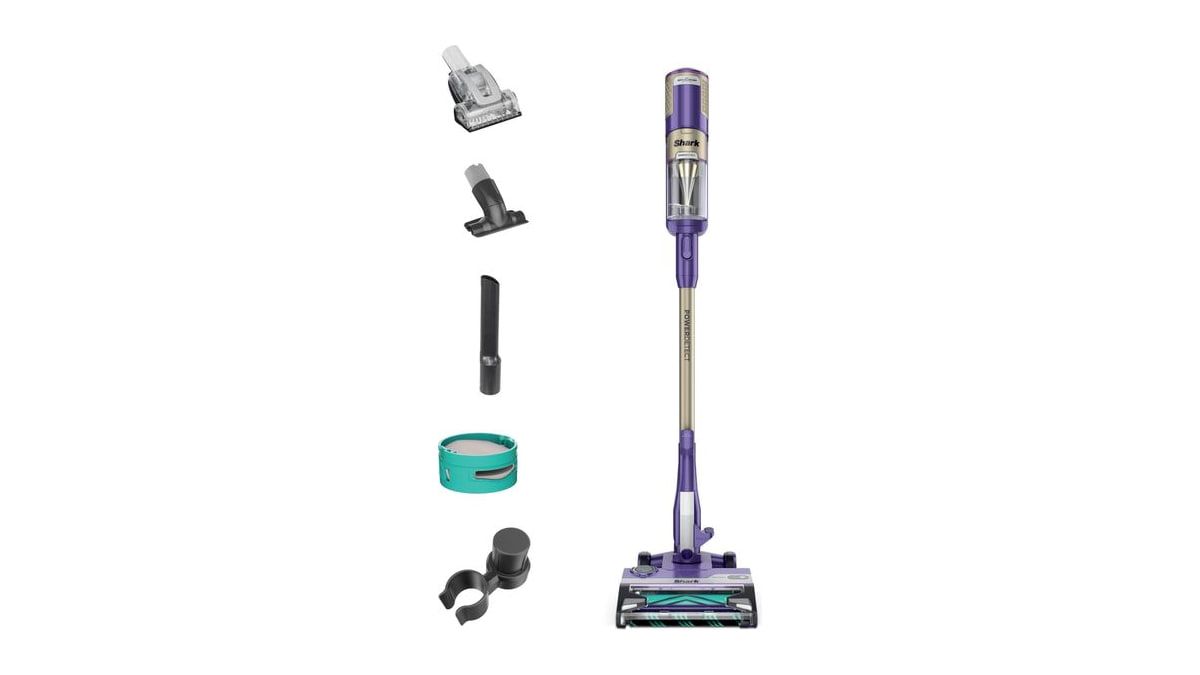 Shark PowerDetect Corded Stick Vacuum, Self-Cleaning, Eggplant, HZ4002