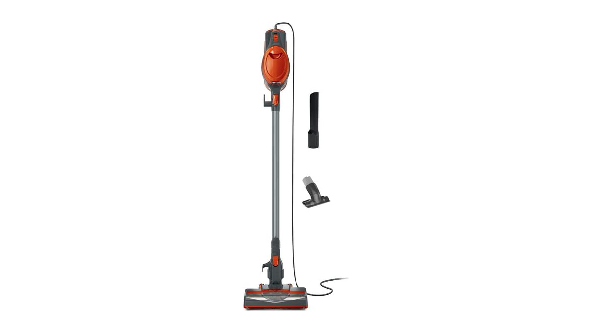 Shark Rocket Corded Stick Vacuum, Carpet & Hard Floors, Gray/Orange, HV301