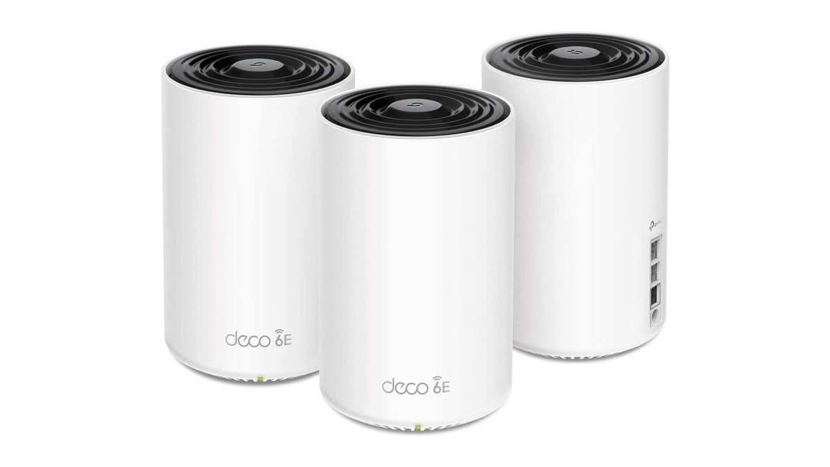 TP-Link Deco XE75 Pro AXE5400 Tri-Band WiFi 6E Mesh System (3-Pack)