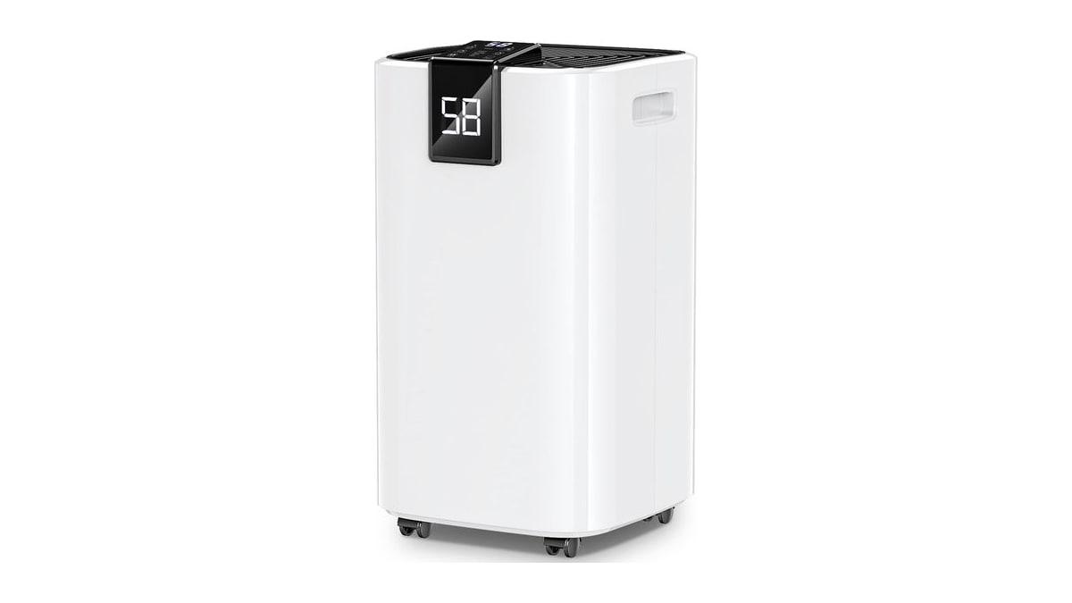 Trazico 45 Pint Dehumidifier for Basement with Drain Hose Up to 4000 Sq.Ft
