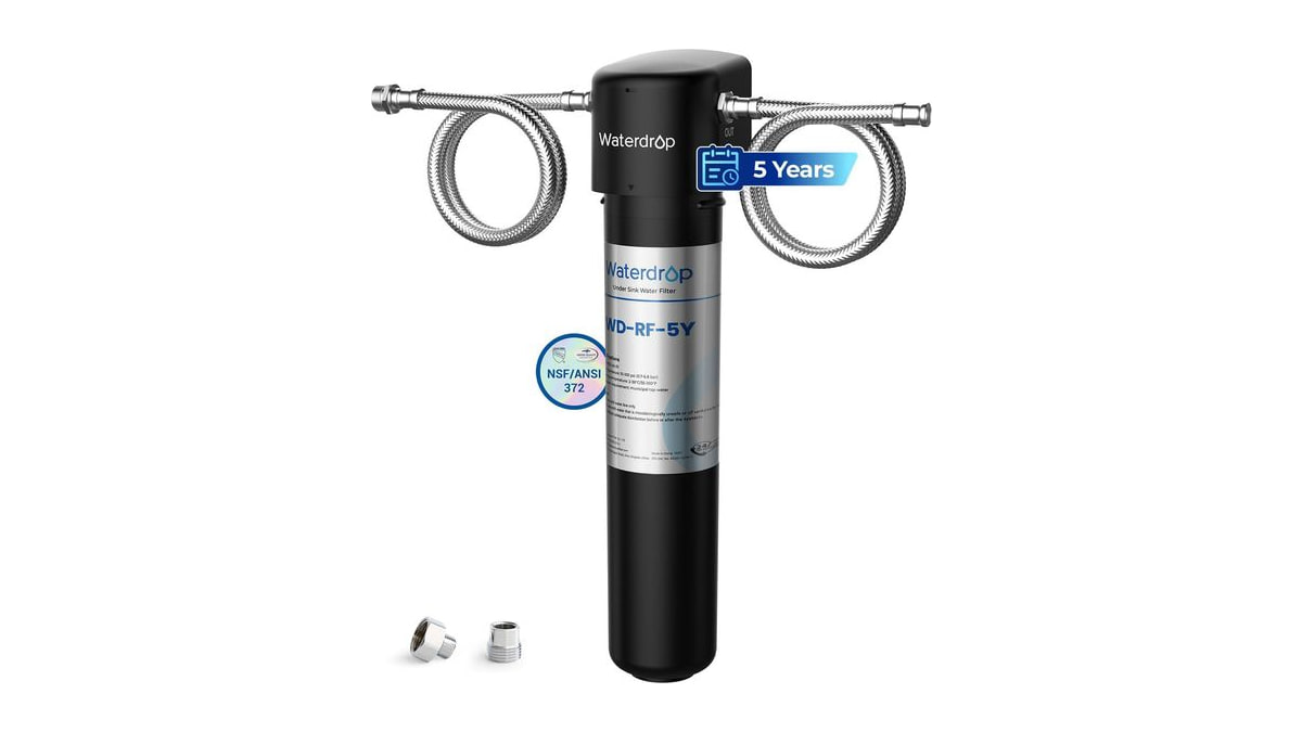 Waterdrop UA-5Y 5-Year Under Sink Water Filter System, Ultra Long Life