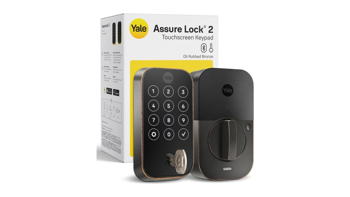 Yale Bluetooth Smart Lock Deadbolt with Keypad, Oil Rubbed Bronze
